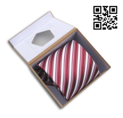 TIE BOX030  Tailor-made fashion tie box  Printing Own design tie box   tie box supplier side view